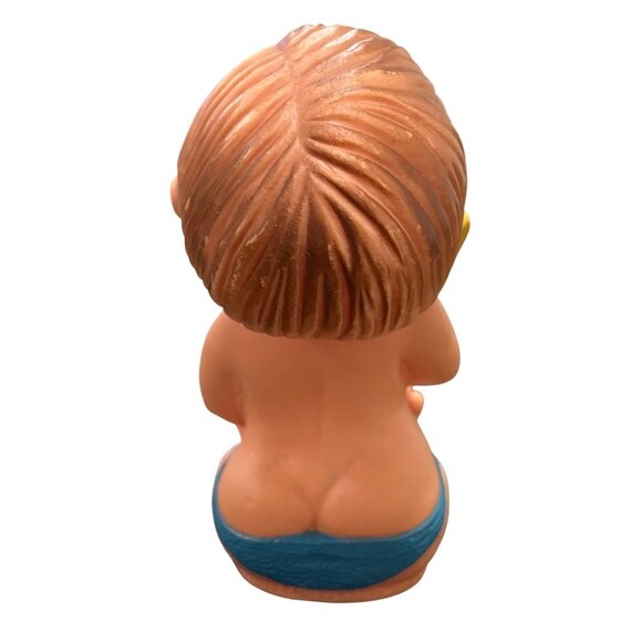 Vintage Rubber Squeaker Toy Ideal Baby Girl Singing with Bird & Music - Picture 6 of 11